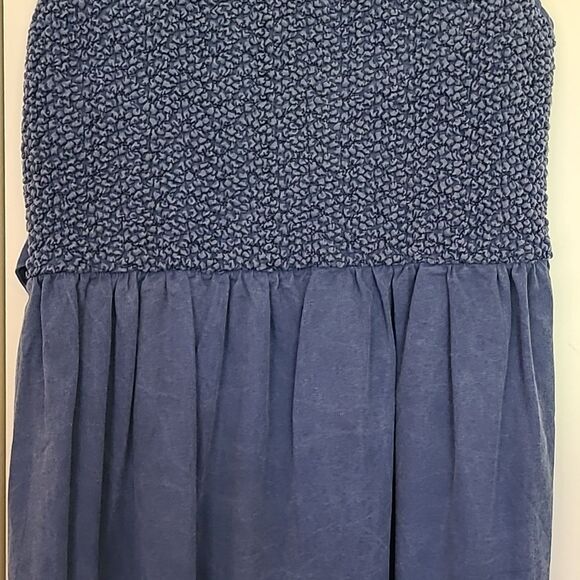 Vintage D. Frank 2 PC Sleeveless Denim  Tie Back Maxi Dress with Jacket Size 10 - Picture 10 of 16